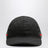 Casquette de baseball noire avec motif GG
