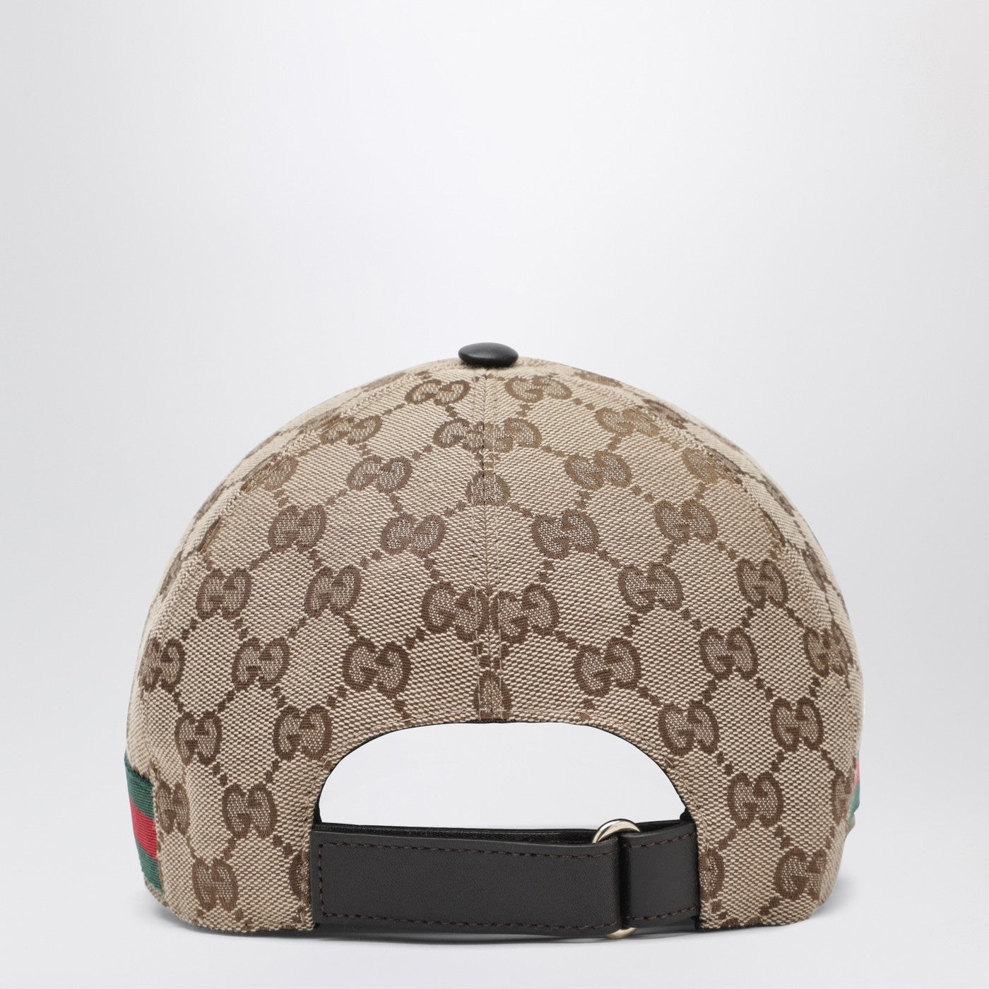 Cappello da baseball beige con motivo GG