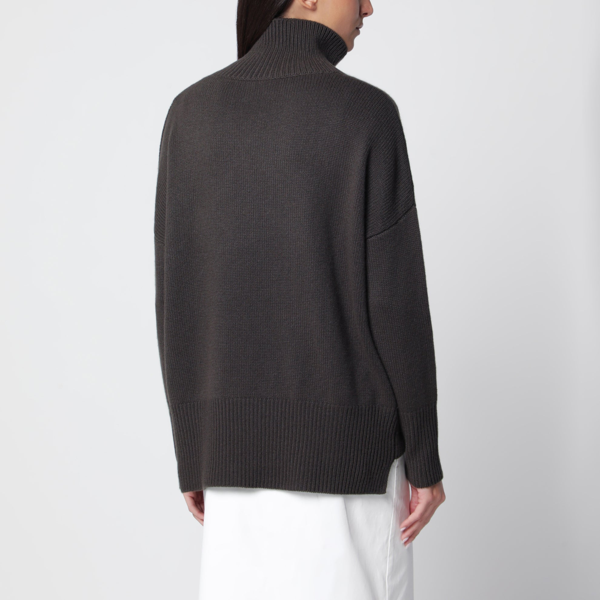Pull Heidi en cachemire vert foncé