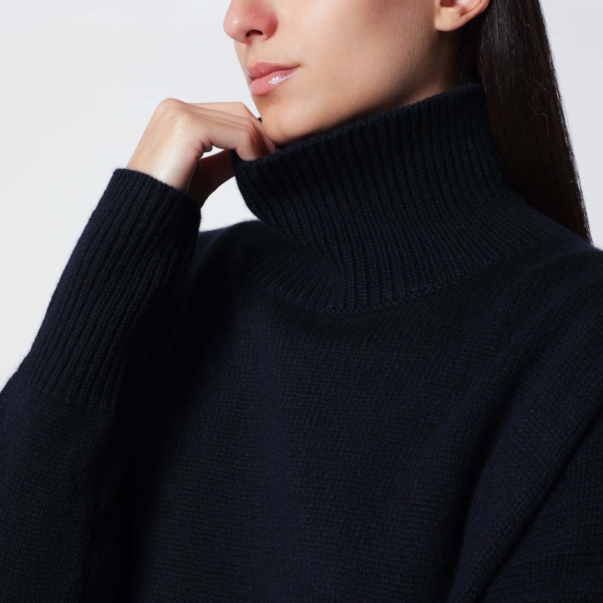 Pullover Heidi aus Kaschmir in Navy