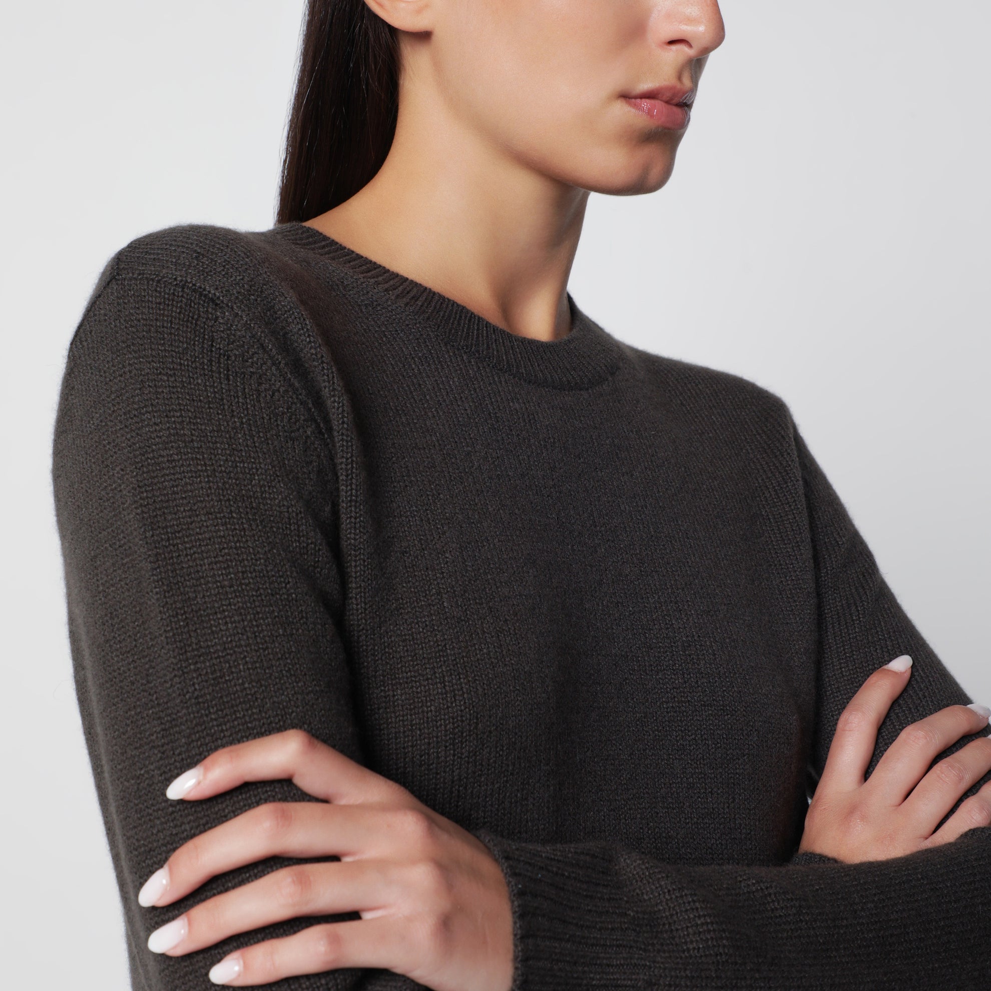 Pullover Mable aus Kaschmir in Dunkelfarn