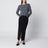 Maglione Mable girocollo in cashmere grafite