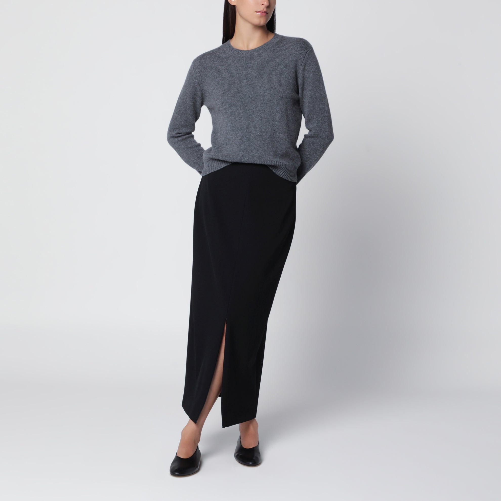 Pullover Mable aus Kaschmir in Graphit