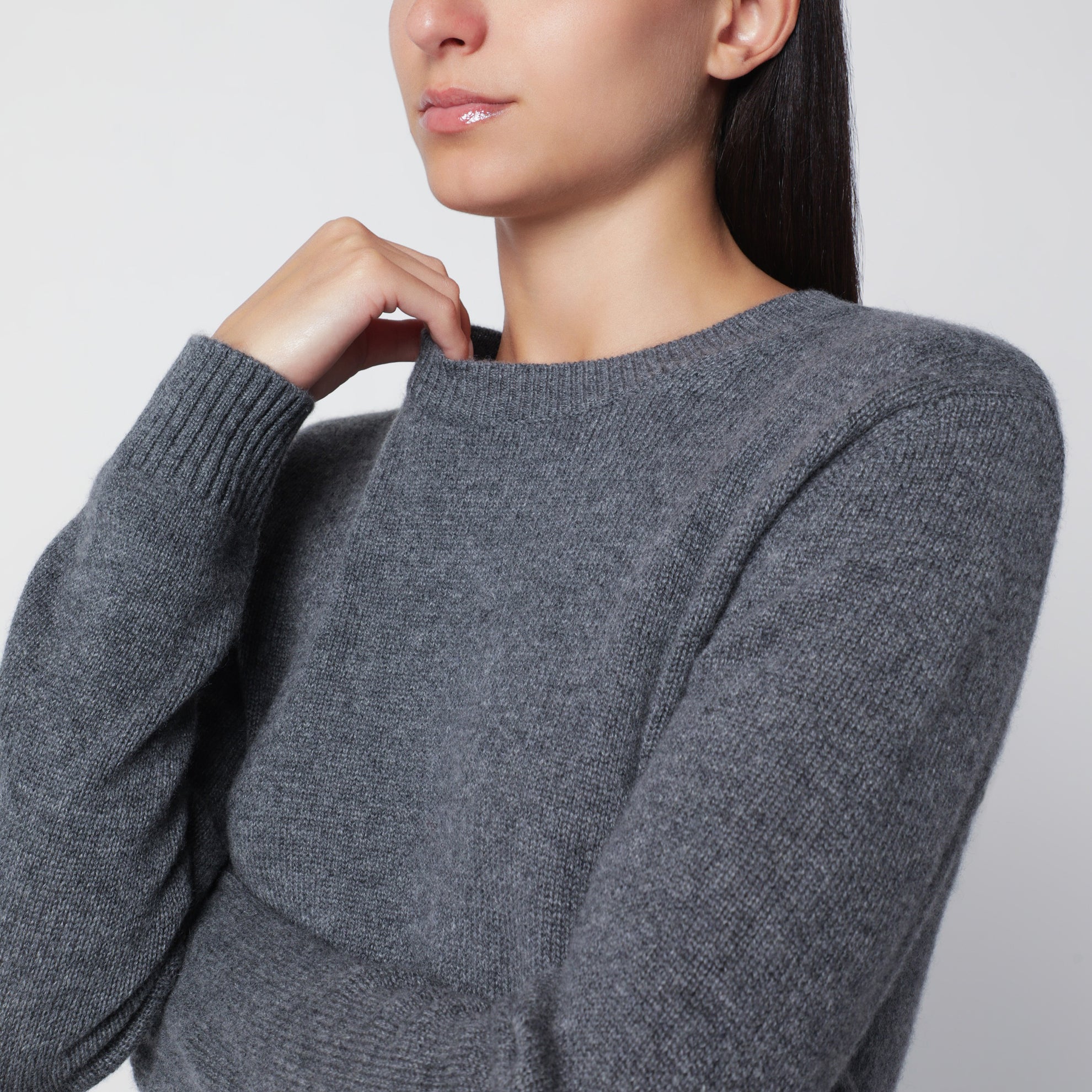Pullover Mable aus Kaschmir in Graphit