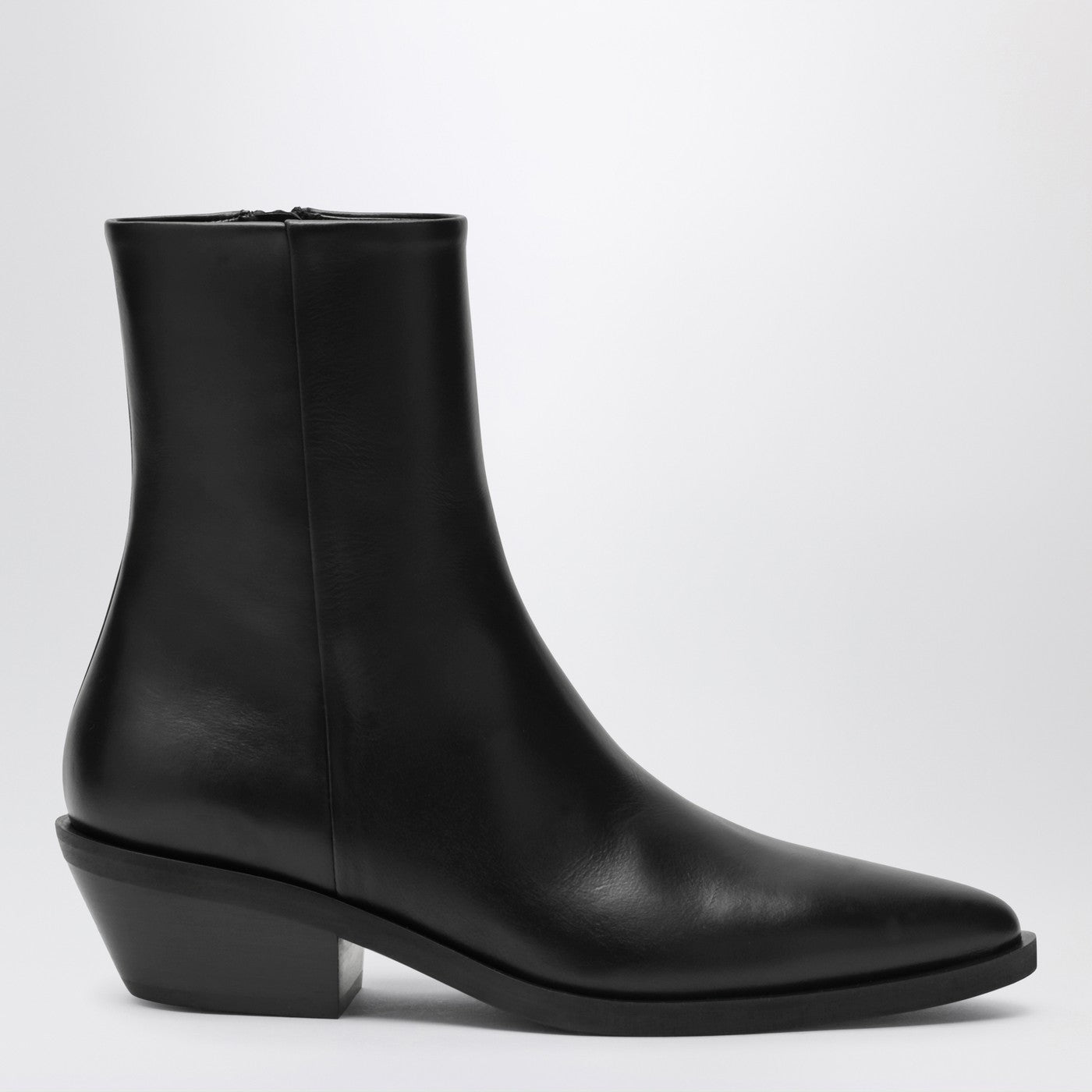 Die Hudson schwarzen Leder Stiefeletten