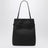 Tote Du Jour tote bag in black calfskin