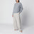 Lova Pullover aus Kaschmir und Seide in Grau