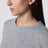 Lova Pullover aus Kaschmir und Seide in Grau