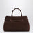 Le Cambon 35 dark brown suede bag