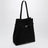 Tote du Jour Tasche aus schwarzem Wildleder