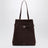 Tote du Jour bag in Dark Brown suede