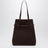 Tote du Jour bag in Dark Brown suede