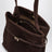 Tote du Jour bag in Dark Brown suede