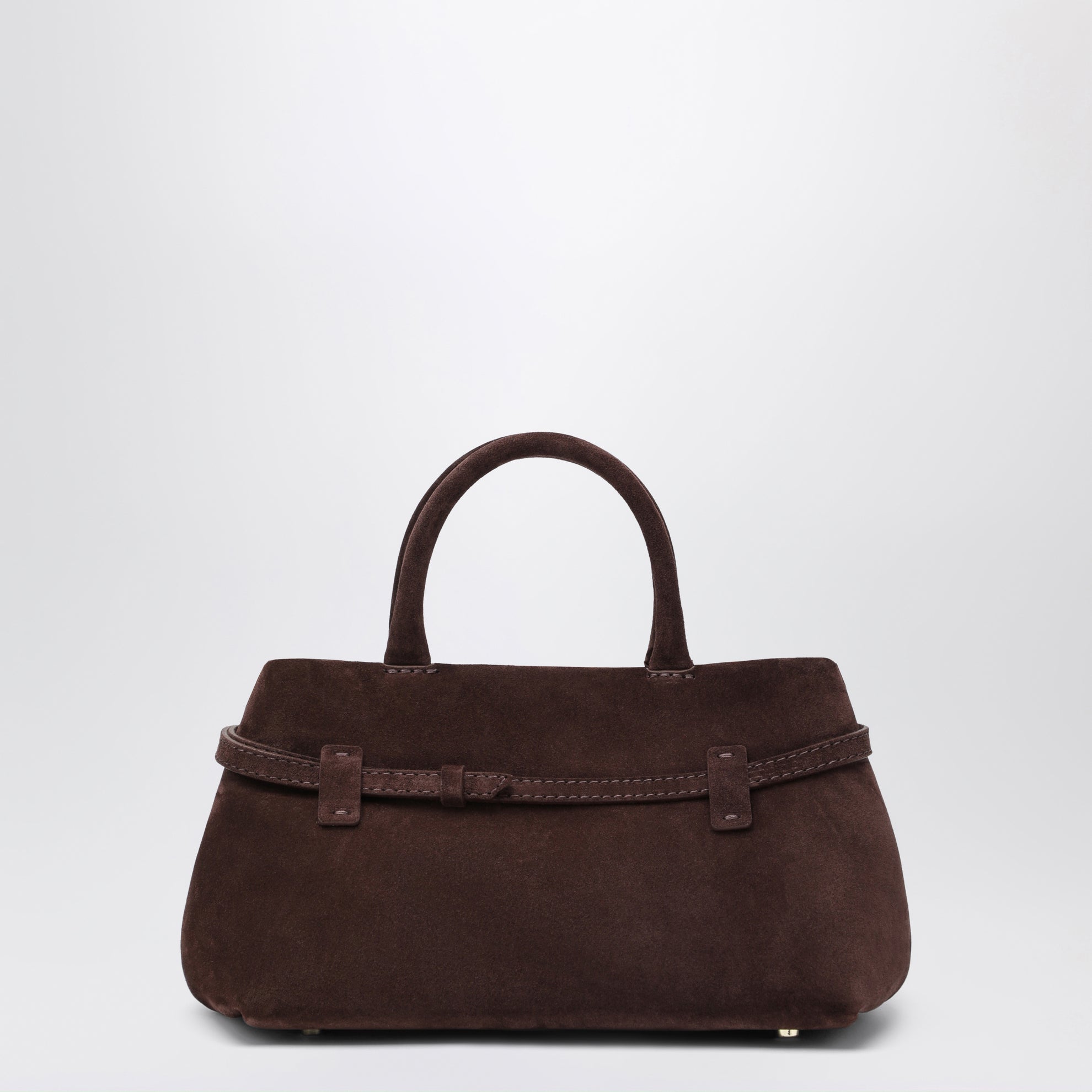 Borsa Le Cambon 25 marrone scura in suede