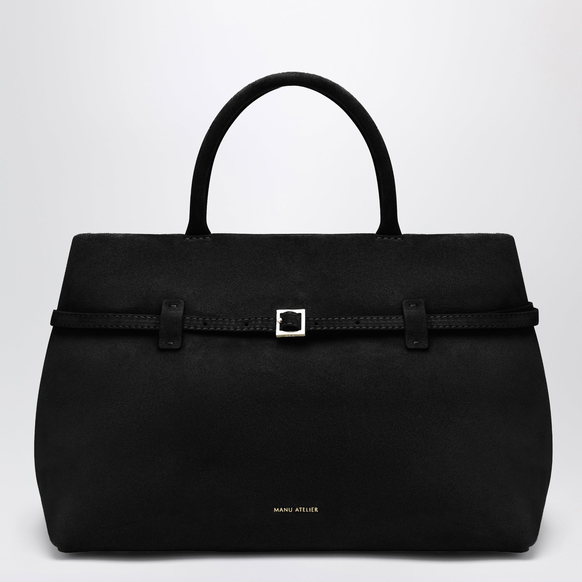Borsa Le Cambon 35 in suede nera