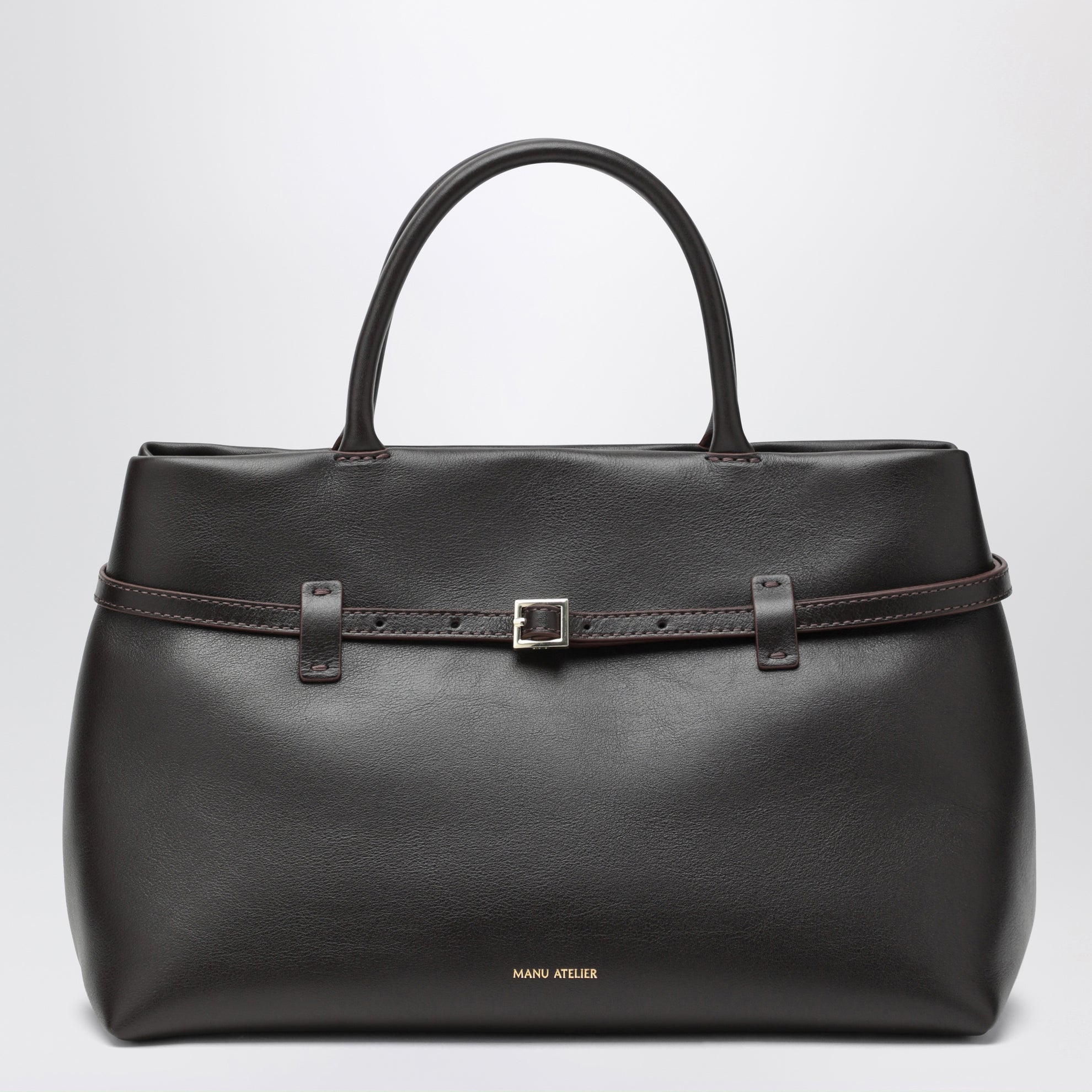 Borsa Le Cambon 35 in pelle marrone Bitter
