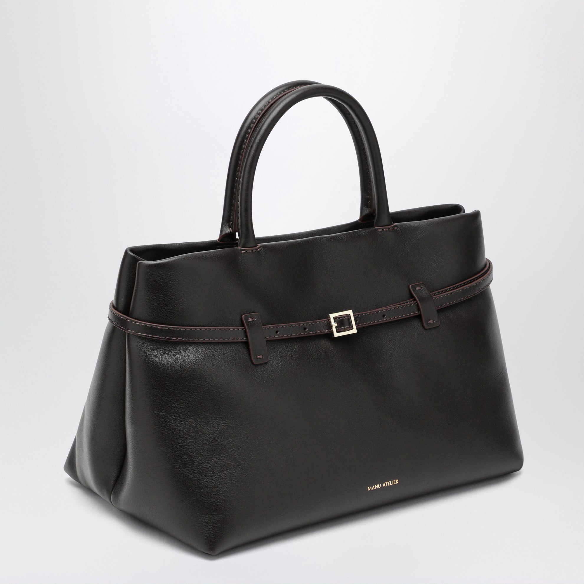 Borsa Le Cambon 35 in pelle marrone Bitter