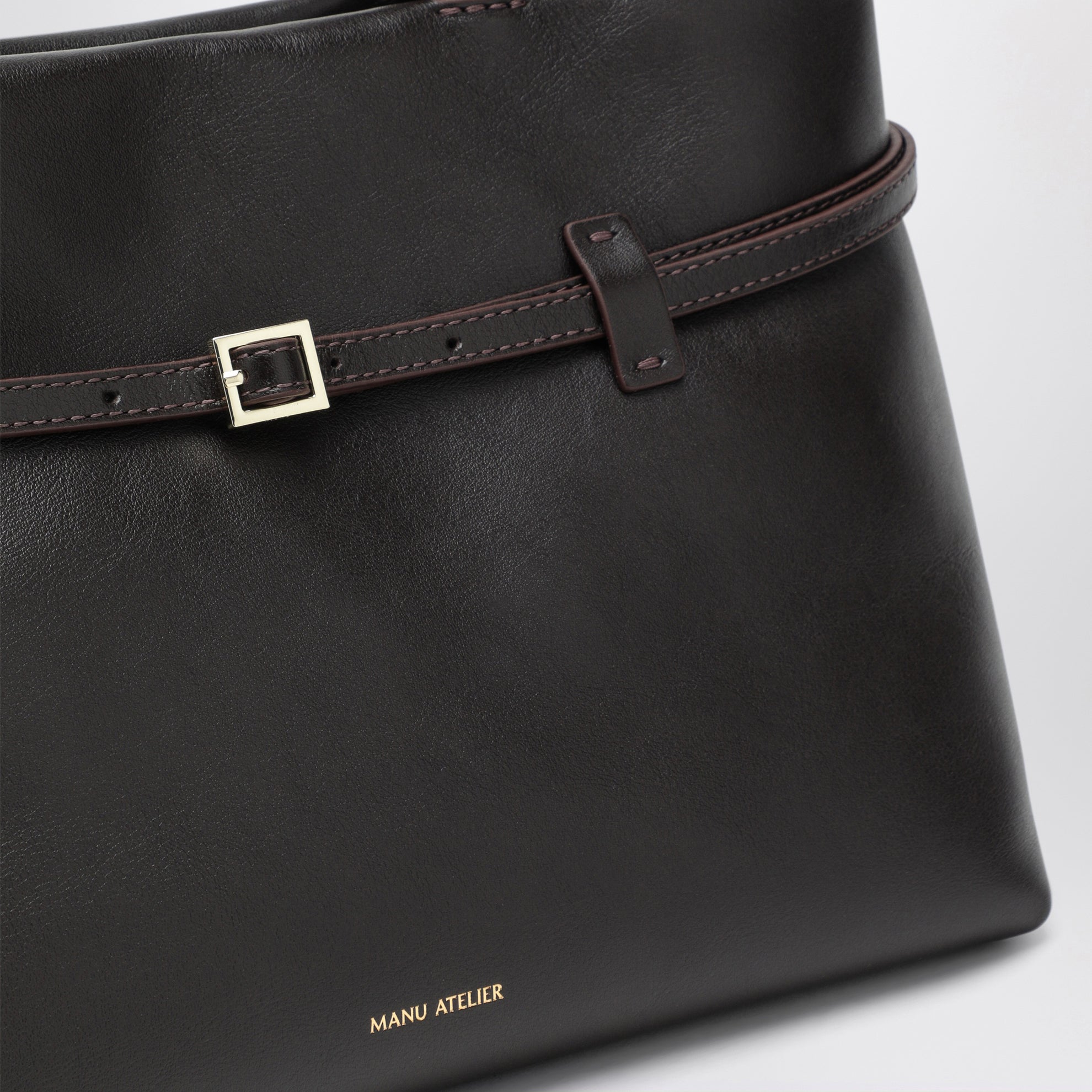 Borsa Le Cambon 35 in pelle marrone Bitter