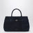 Le Cambon 35 dark blue suede bag