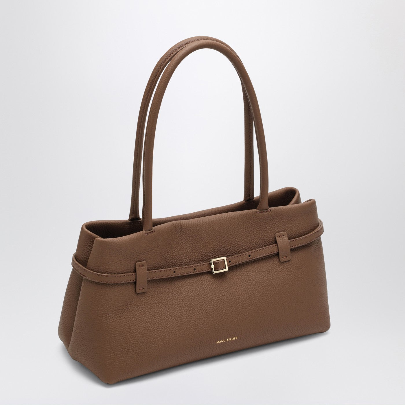 Le Cambon East West Mocha Mousse suede bag