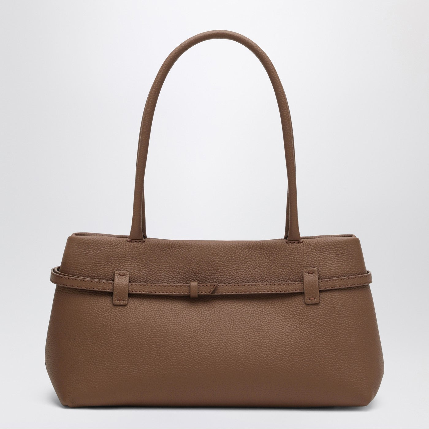 Le Cambon East West Mocha Mousse suede bag
