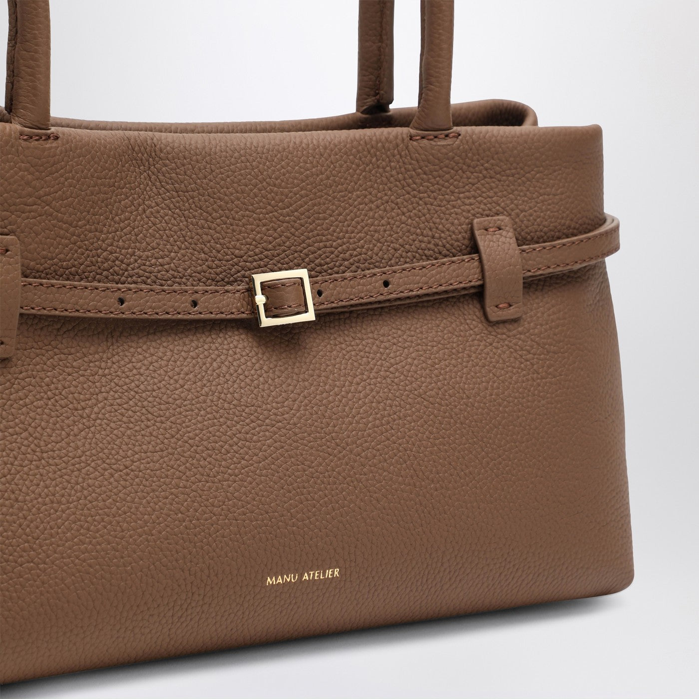 Le Cambon East West Mocha Mousse suede bag