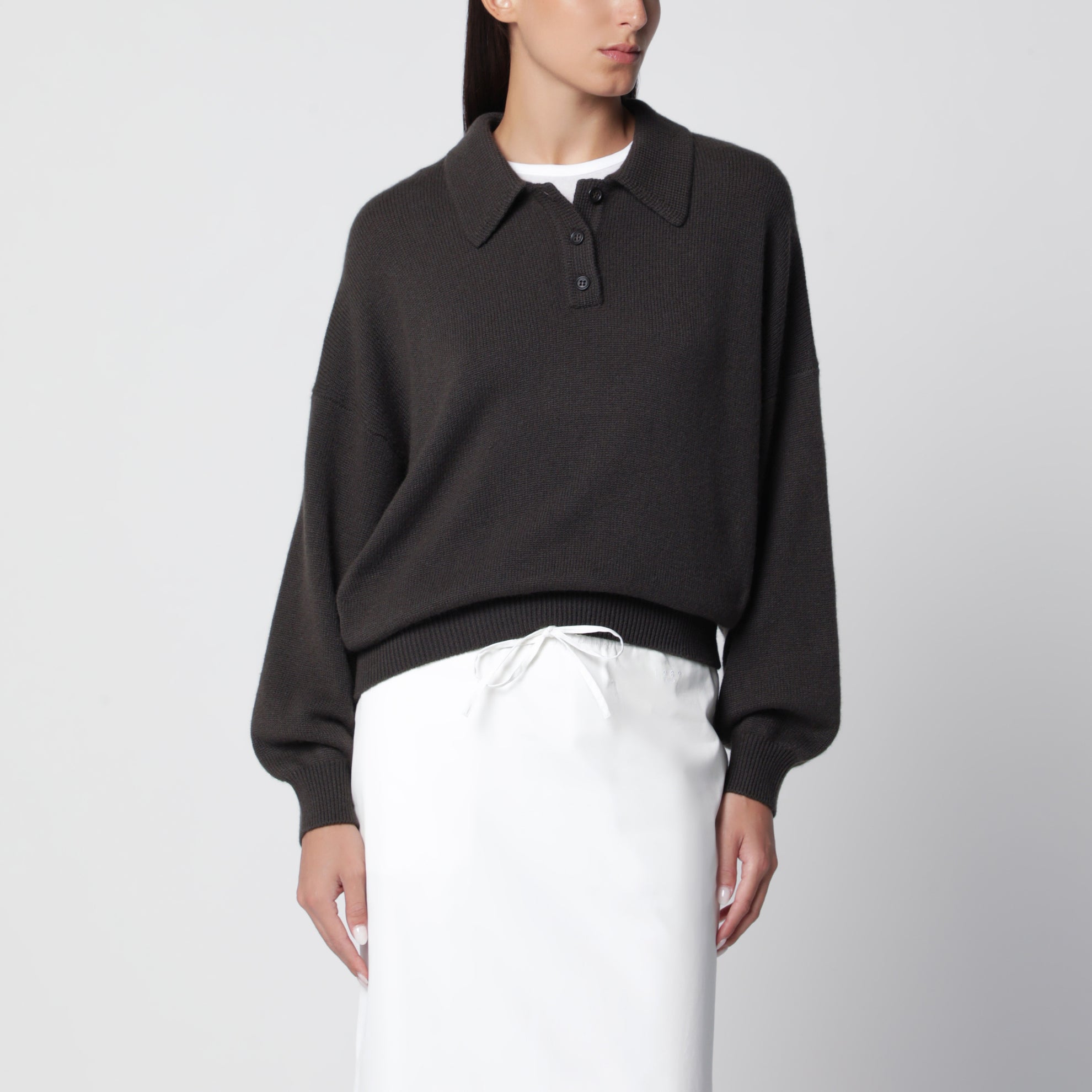 Etta Kaschmirpullover in Dunkelgrün