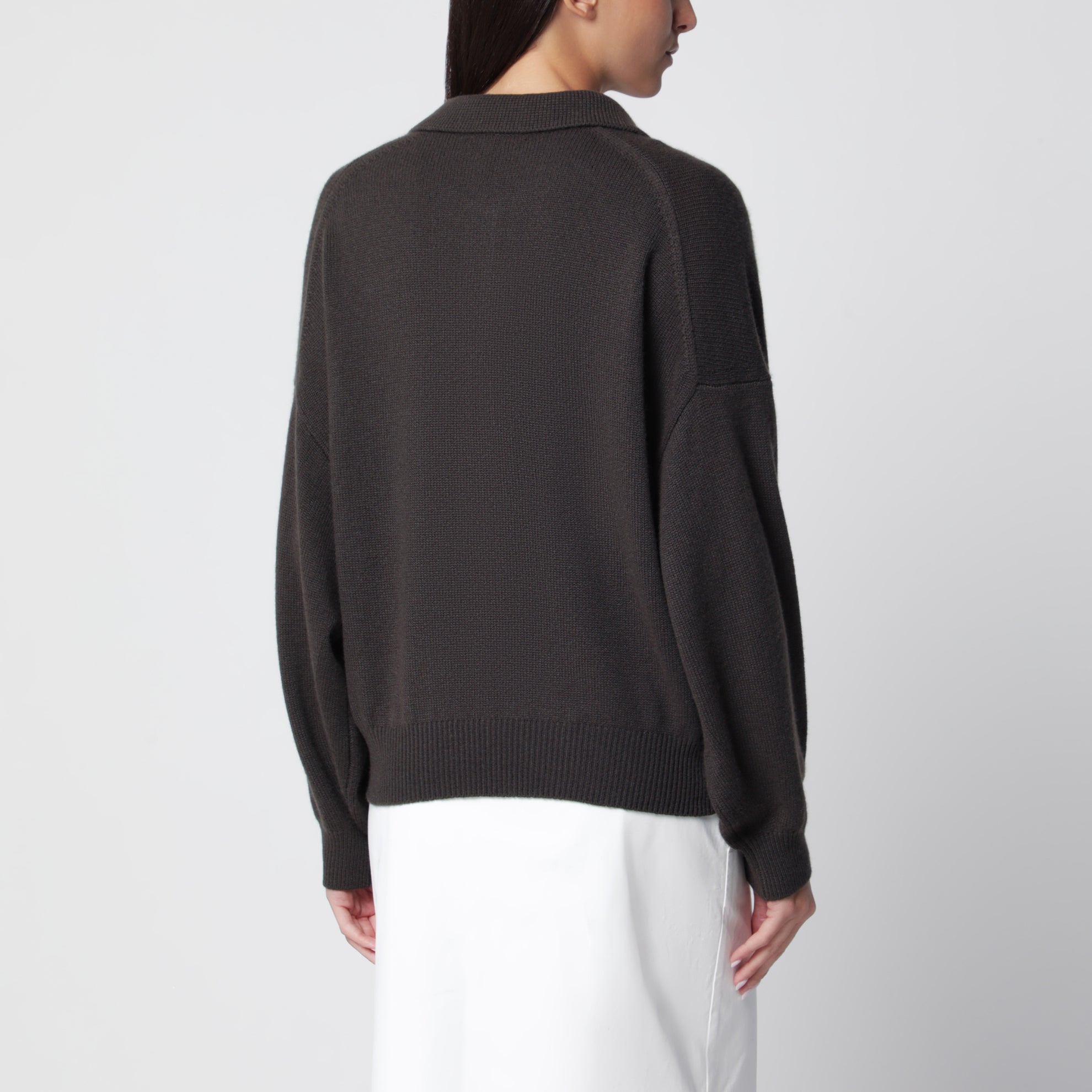 Etta Kaschmirpullover in Dunkelgrün