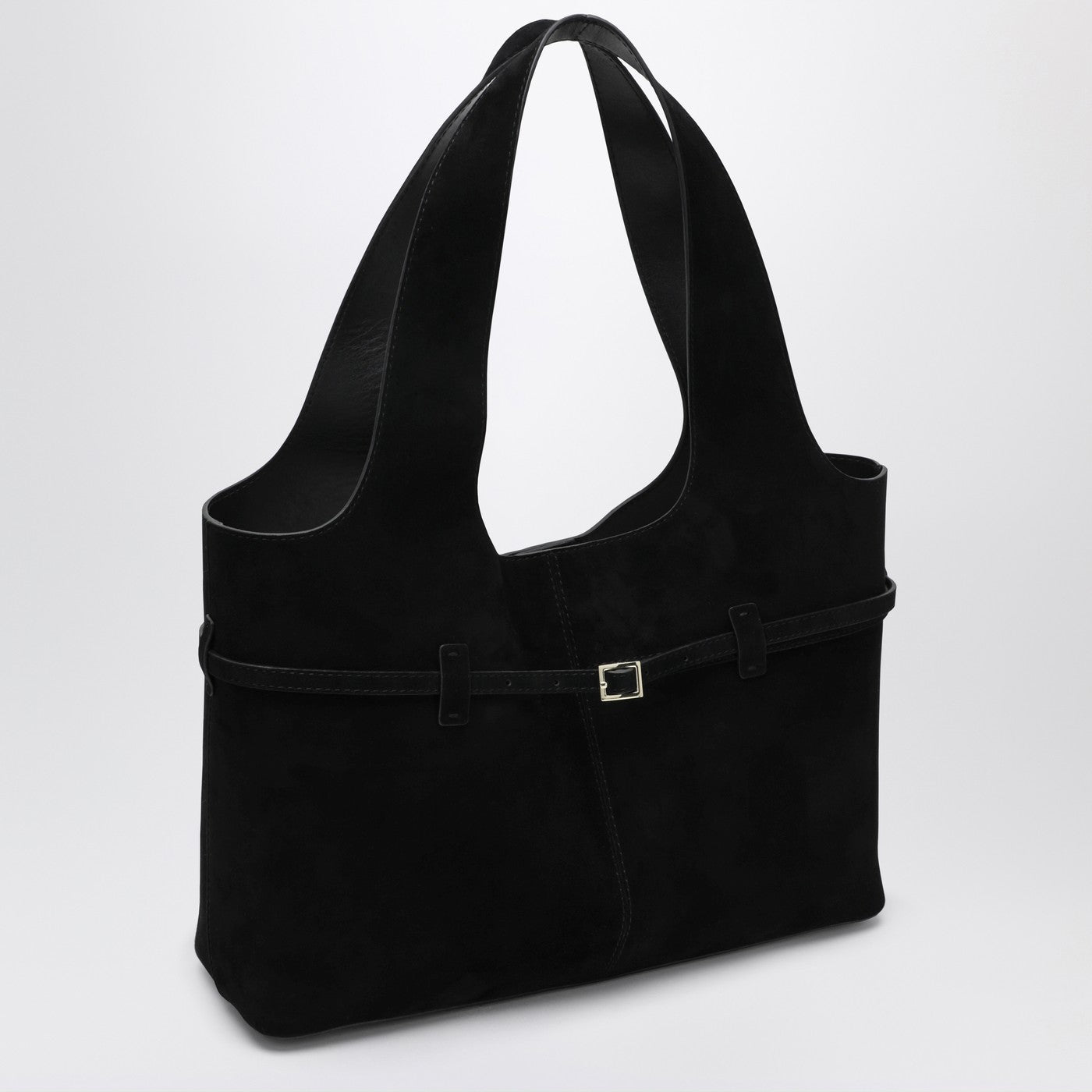 Borsa Cambon Cabas nera in suede