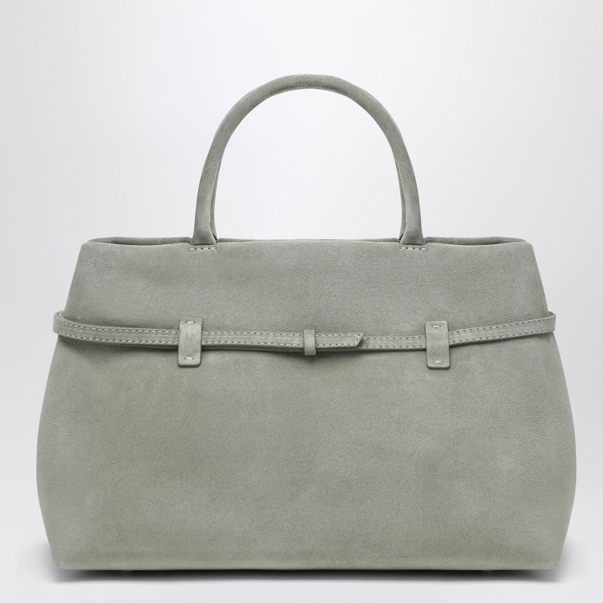 Le Cambon 35 Tasche aus Wildleder in Pepe Green
