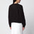 Cardigan a trecce marrone in cashmere