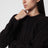 Cardigan a trecce marrone in cashmere