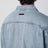 Veste en denim bleu clair effet vintage