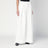 White cotton palazzo trousers