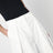 White cotton palazzo trousers
