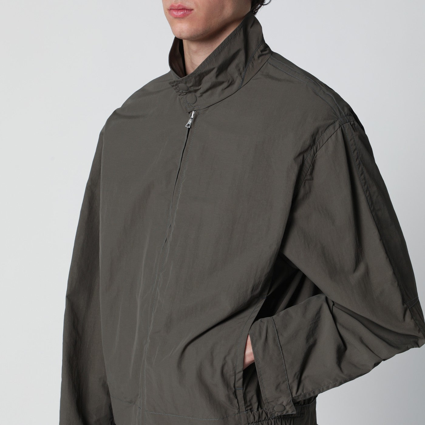 Dries Van Noten Khaki zip-up jacket | TheDoubleF