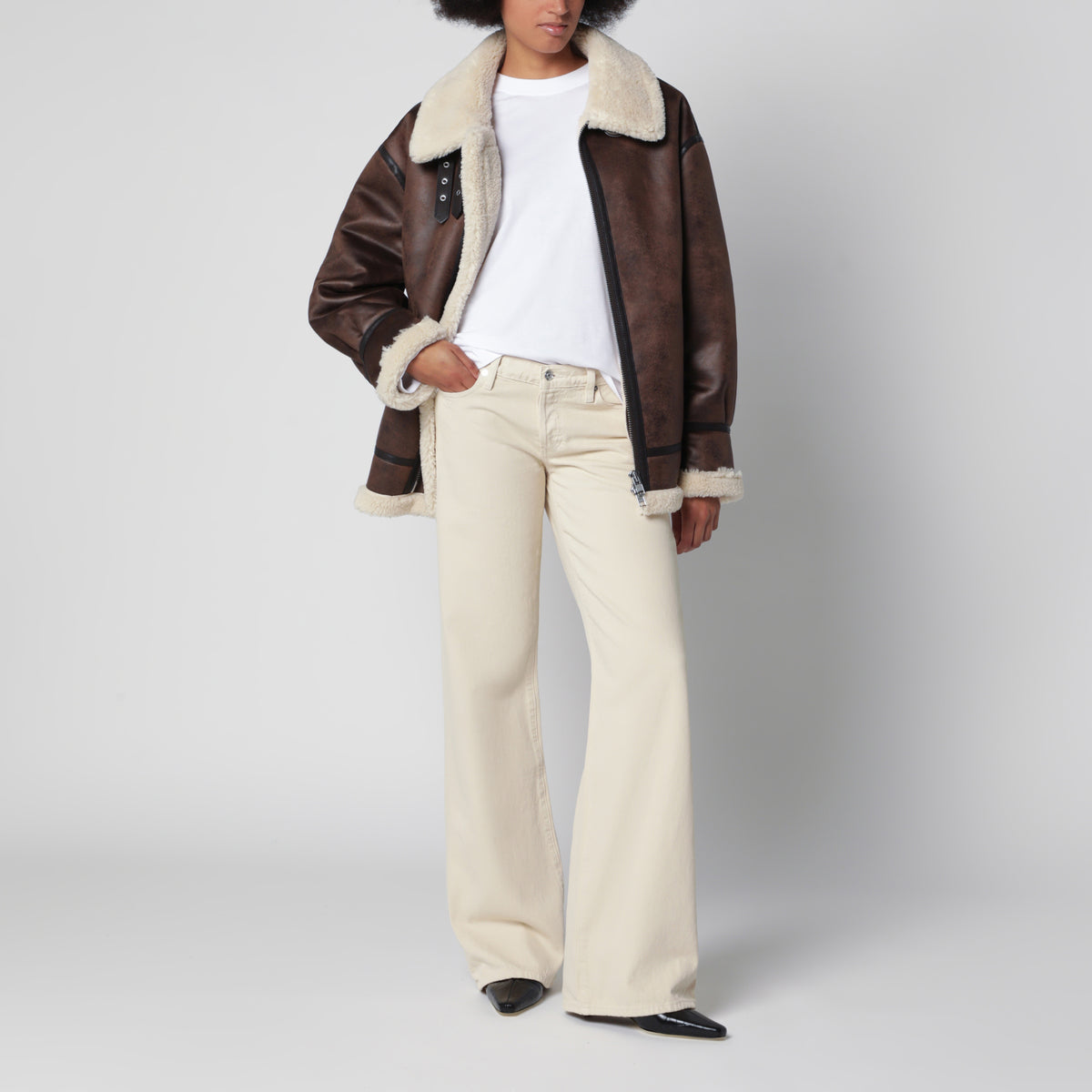 Jean The Gray Cappuccino en coton