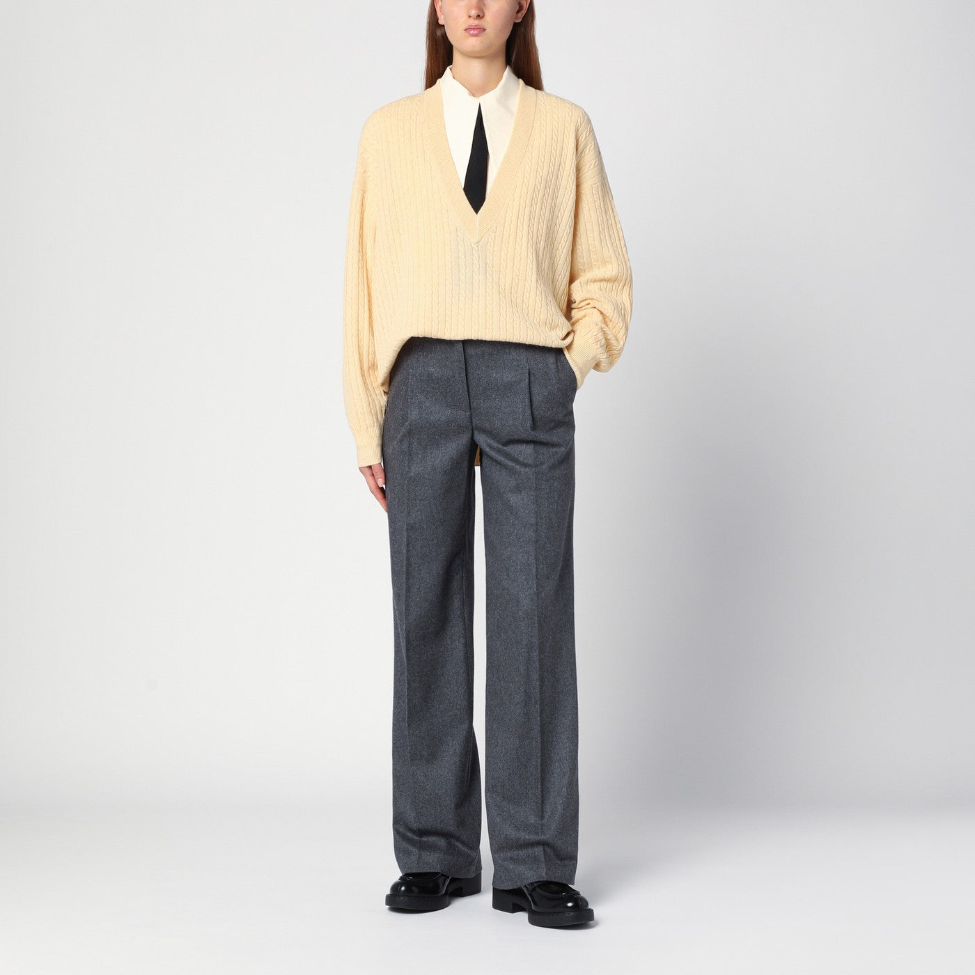 Light yellow Como over pullover