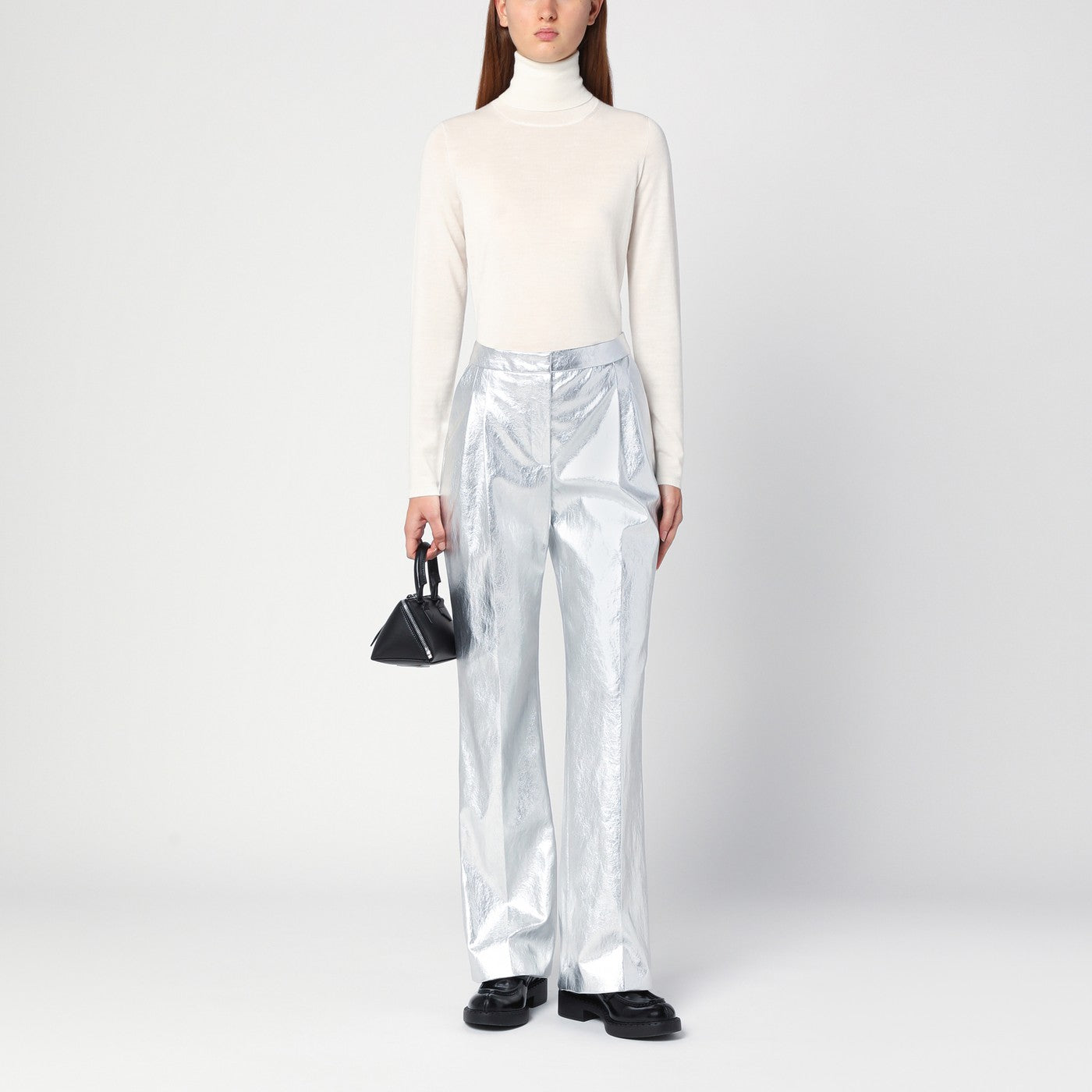 Silver Andy wide trousers