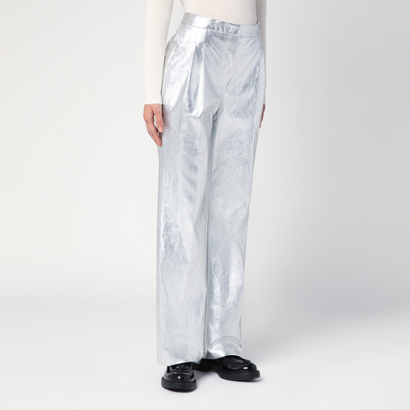 Silver Andy wide trousers