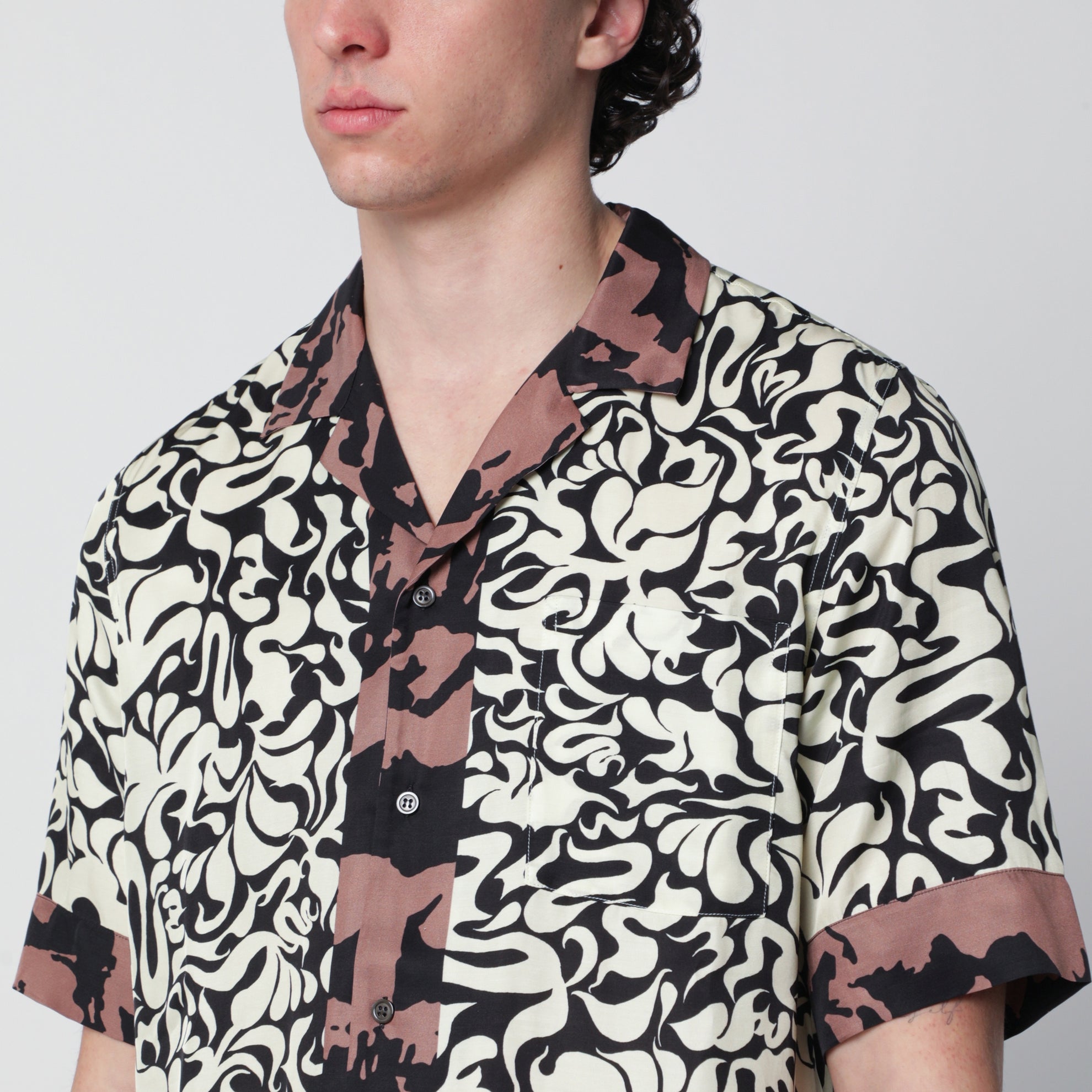 Camicia con stampa Graphic Squiggle