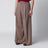 Pantalone ampio motivo gessato in lana