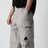 Pantalon cargo gris taupe en coton