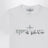 T-shirt blanc avec impression de logo