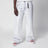 White faded jeans with distressed effect