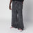 Faded black baggy jeans with vintage effect