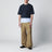 T-shirt en coton bleu marine