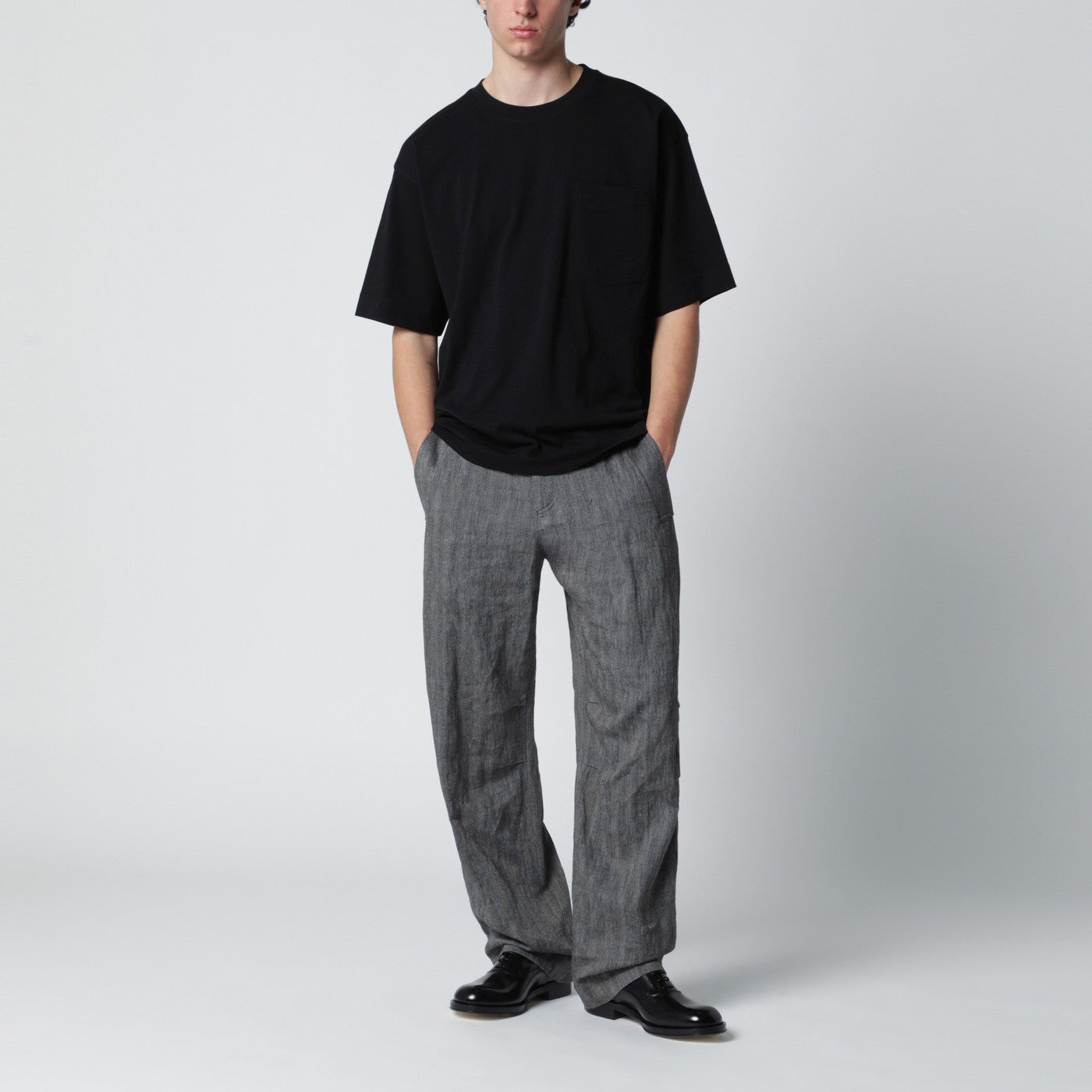 Dries Van Noten Black cotton T-shirt | TheDoubleF