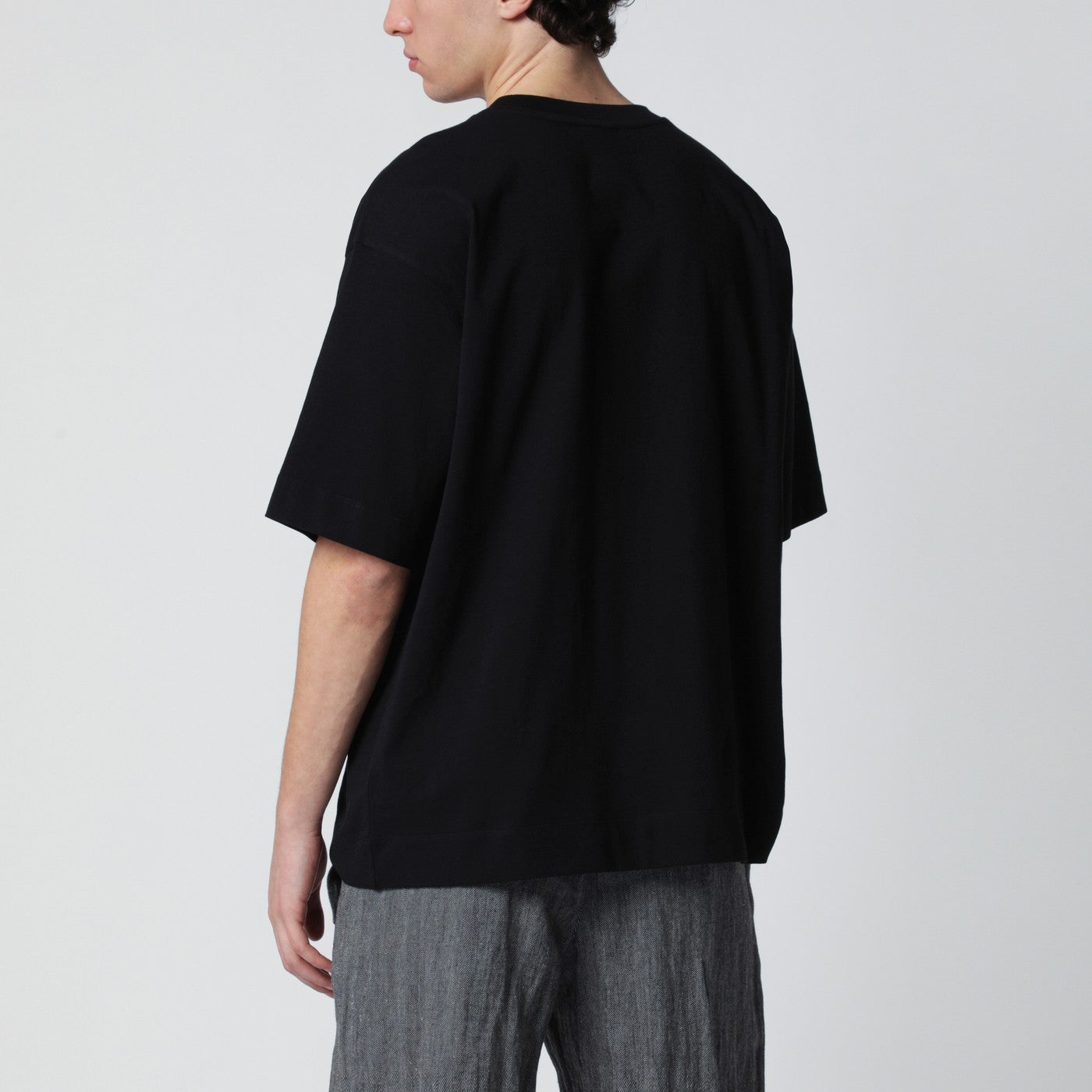 Dries Van Noten Black cotton T-shirt | TheDoubleF