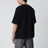 Black cotton T-shirt